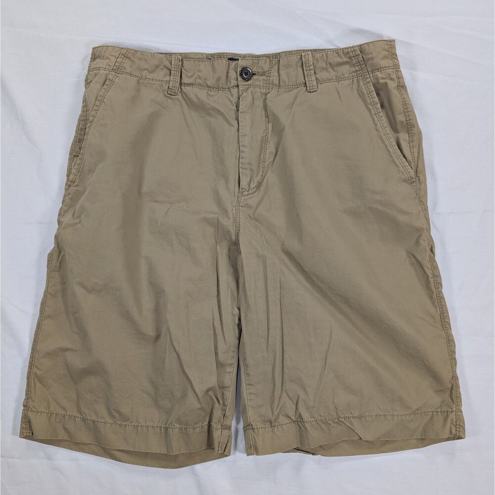 Saltaire Hiking Shorts Men 34 Beige Tan Chino Cotton Pockets Bermuda